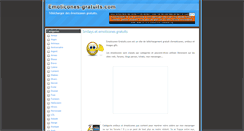 Desktop Screenshot of emoticones-gratuits.com